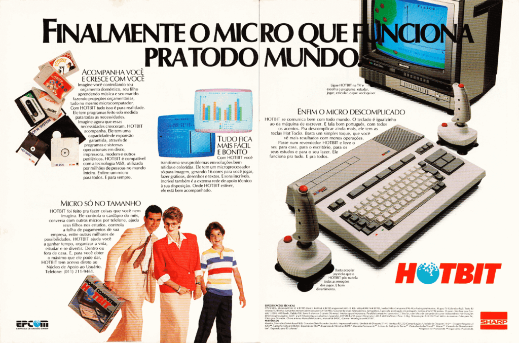 Propaganda Hotbit - MSX Micro 02 - 1986