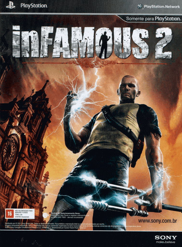 Propaganda InFamous 2 - Revista PlayStation 155 - 2011