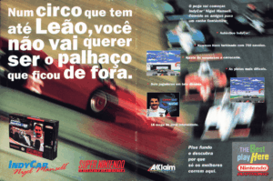 Propaganda IndyCar Nigel Mansell - VideoGame 51 - 1995