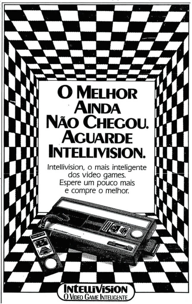 Propaganda Intellivision (Folha de São Paulo) - 1983