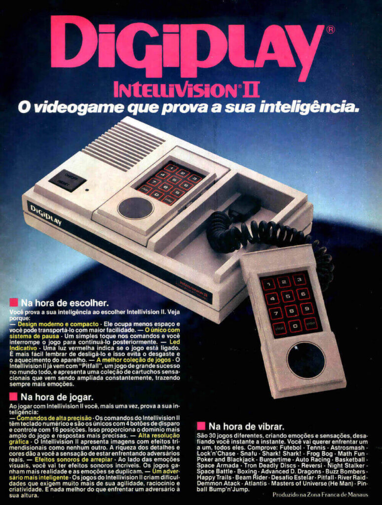 Propaganda Intellivision II - Video Disney 01 - 1985