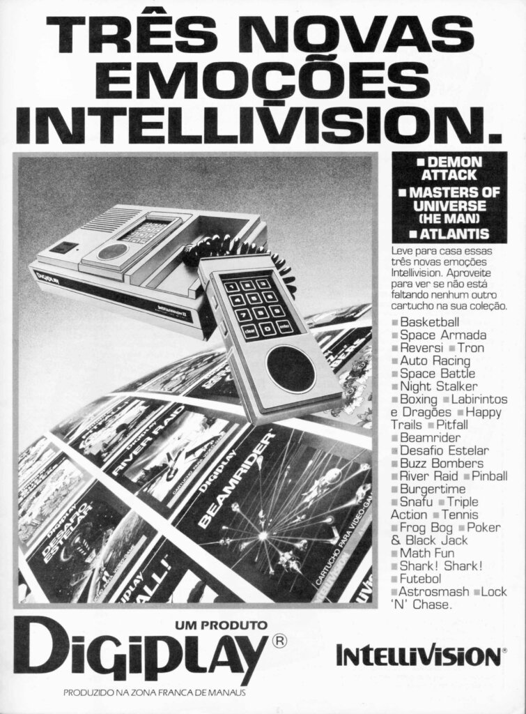 Propaganda Intellivision - Micro e Video 17 - 1985