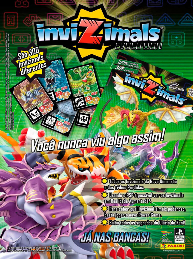 Propaganda Invizimals - Revista PlayStation 168 - 2012