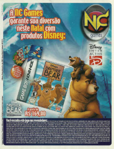Propaganda Irmão Urso - Nintendo World 64 - 2003