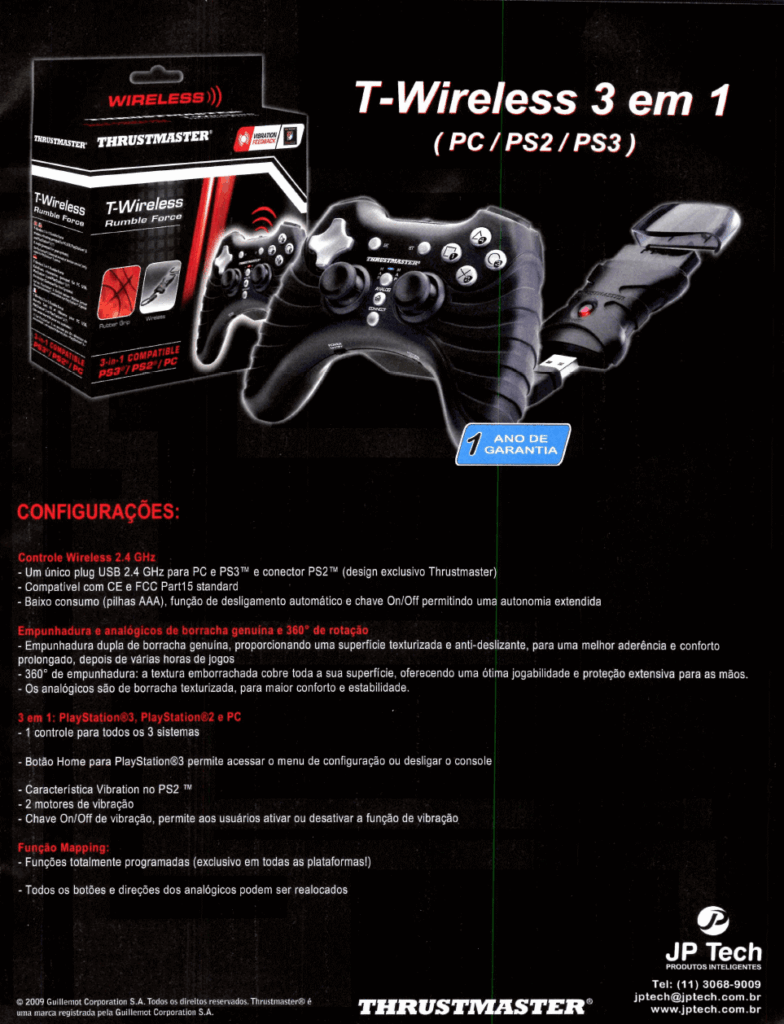 Propaganda JP Tech - EGM Brasil 90 - 2009