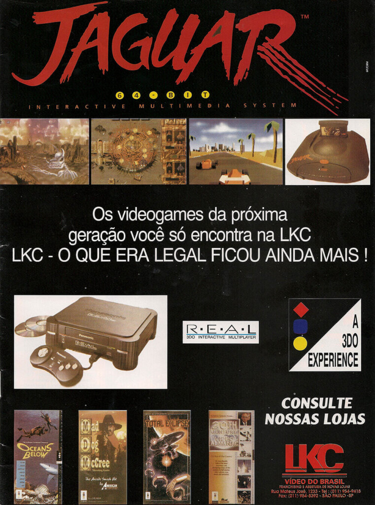 Propaganda Jaguar e 3DO (LKC) - VideoGame 35 - 1994