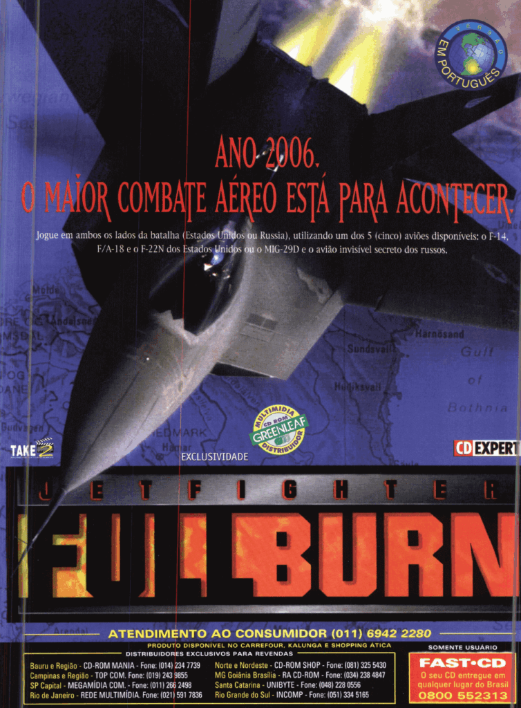 Propaganda Jetfighter Full Burn - CD Expert 11 - 1997