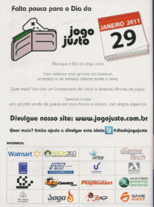 Propaganda Jogo Justo - Dicas & Truques para PlayStation 144 - 2011