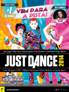 Propaganda Just Dance 2014 - Revista PlayStation 185 - 2013