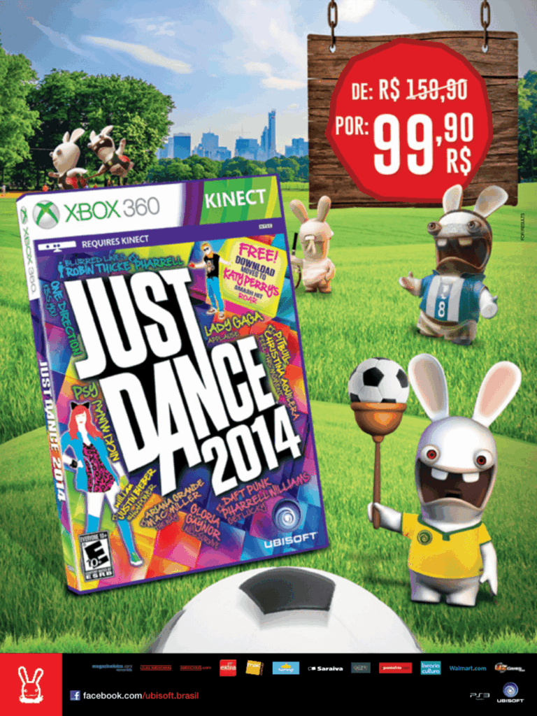 Propaganda Just Dance 2014 - Revista PlayStation 193 - 2014