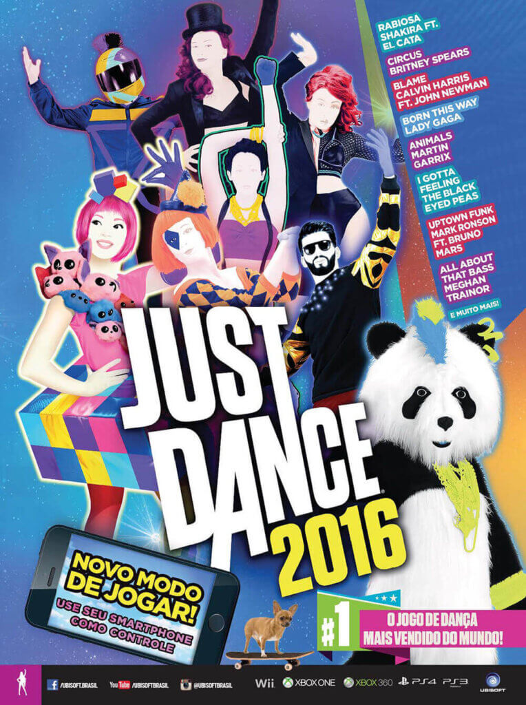 Propaganda Just Dance 2016 - Revista PlayStation 212 - 2015