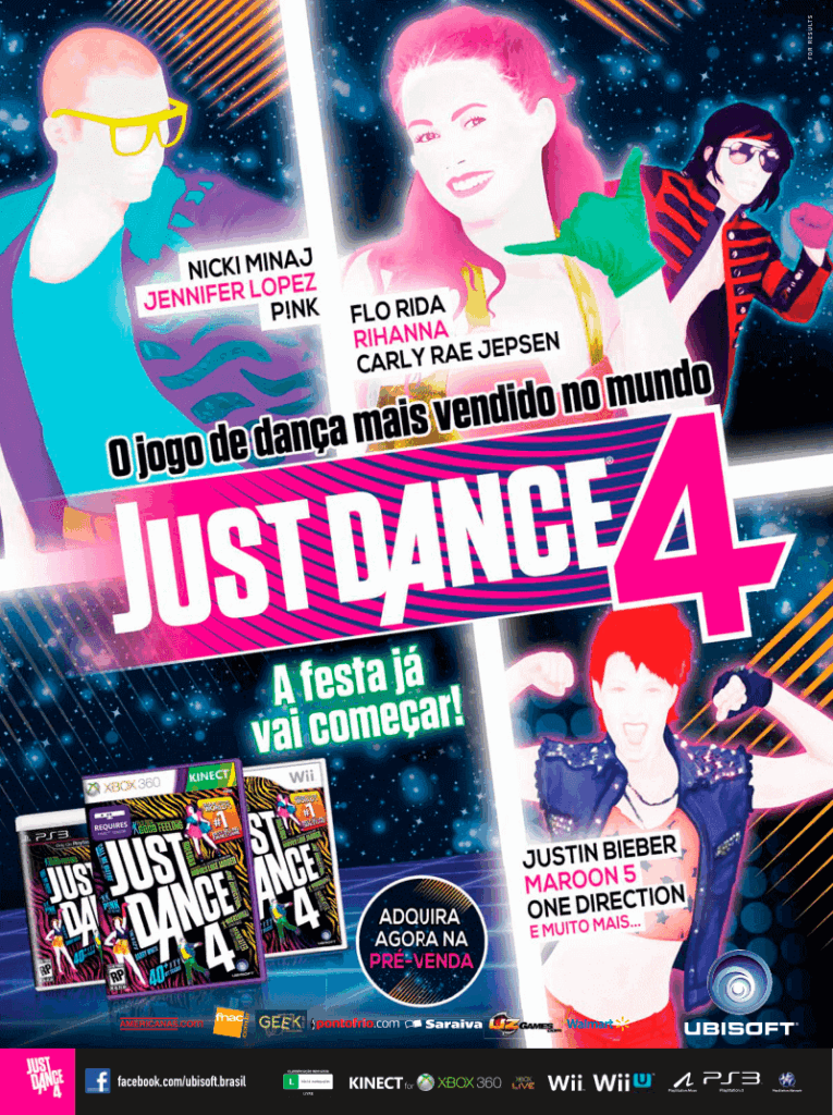 Propaganda Just Dance 4 - Xbox 360 72 - 2012