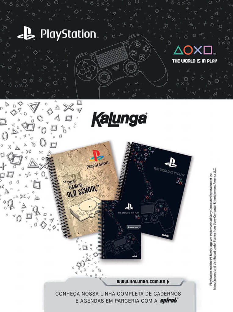 Propaganda Kalunga - Revista PlayStation 216 - 2016
