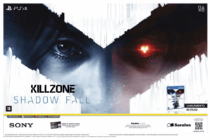 Propaganda Killzone Shadow Fall - Saraiva - Revista PlayStation 186 - 2014