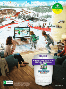 Propaganda Kinect Sports - Xbox 360 60 - 2011