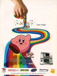 Propaganda Kirby Canvas Curse - Nintendo World 89 - 2005