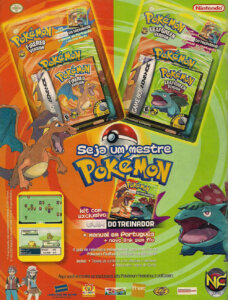 Propaganda Kit Pokémon FireRed e LeafGreen - Nintendo World 74 - 2004