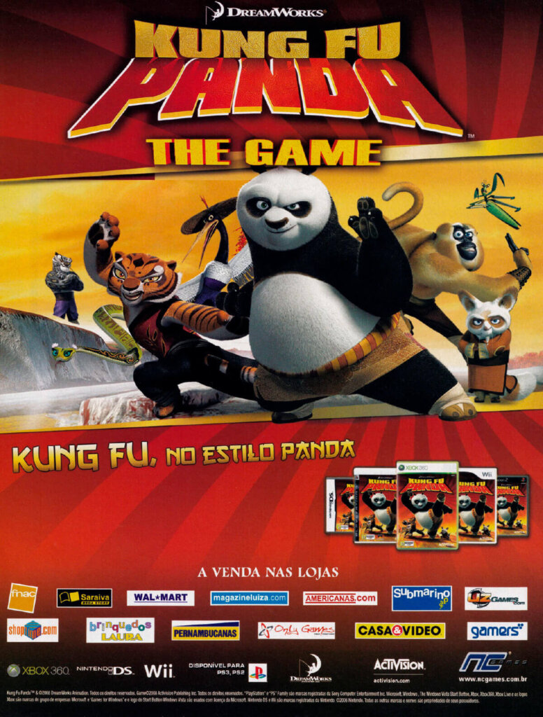 Propaganda Kung Fu Panda - Nintendo World 113 - 2008
