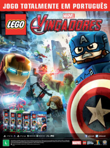 Propaganda LEGO Vingadores - Revista PlayStation 215 - 2016