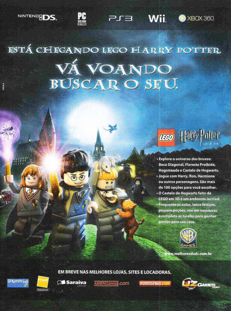 Propaganda LEGO Harry Potter - Dicas & Truques para PlayStation 137 - 2010