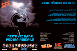 Propaganda Lançamento Mortal Kombat 2 (LKC) - VideoGame 42 - 1994