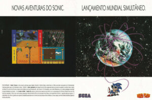 Propaganda Lançamentos Sonic - Ação Games 48 - 1993