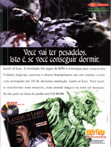 Propaganda Lands of Lore - Revista do CD-Rom 29 - 1997