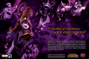 Propaganda League of Legends - Revista PlayStation 165 - 2012
