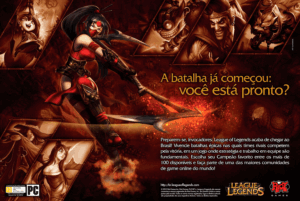 Propaganda League of Legends - Revista PlayStation 167 - 2012