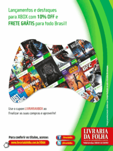 Propaganda Livraria da Folha - Xbox 360 68 - 2012