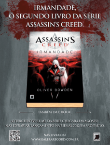 Propaganda Livro Assassin's Creed Irmandade - Mundo dos Super-Heróis 35 - 2012