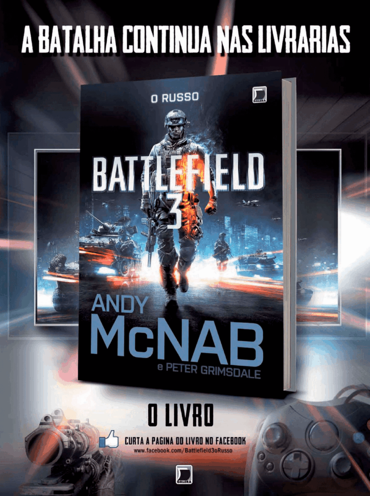 Propaganda Livro Battlefield 3 - Revista PlayStation 165 - 2012