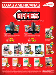 Propaganda Lojas Americanas - Xbox 360 74 - 2012