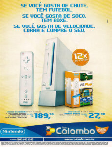 Propaganda Lojas Colombo - NGamer Brasil 18 - 2008
