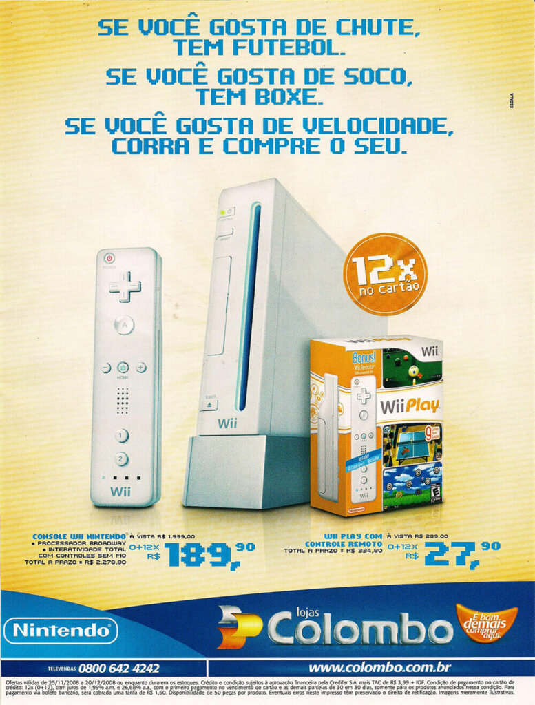 Propaganda Lojas Colombo - NGamer Brasil 18 - 2008