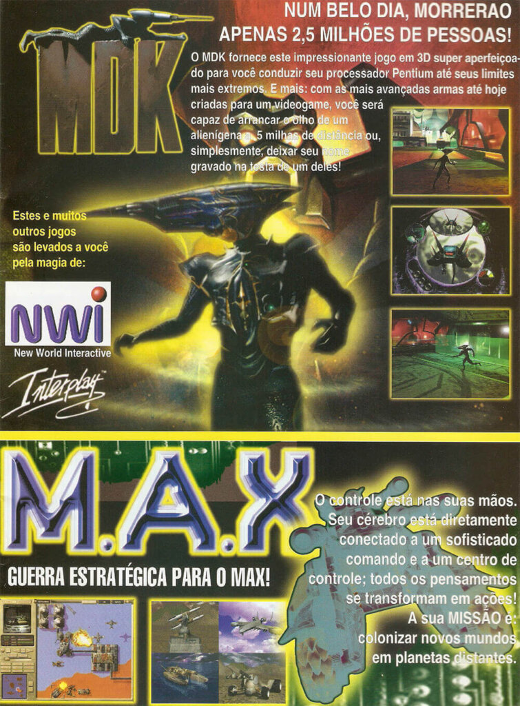 Propaganda MKD e MAX - Computer Games 35 - 1997