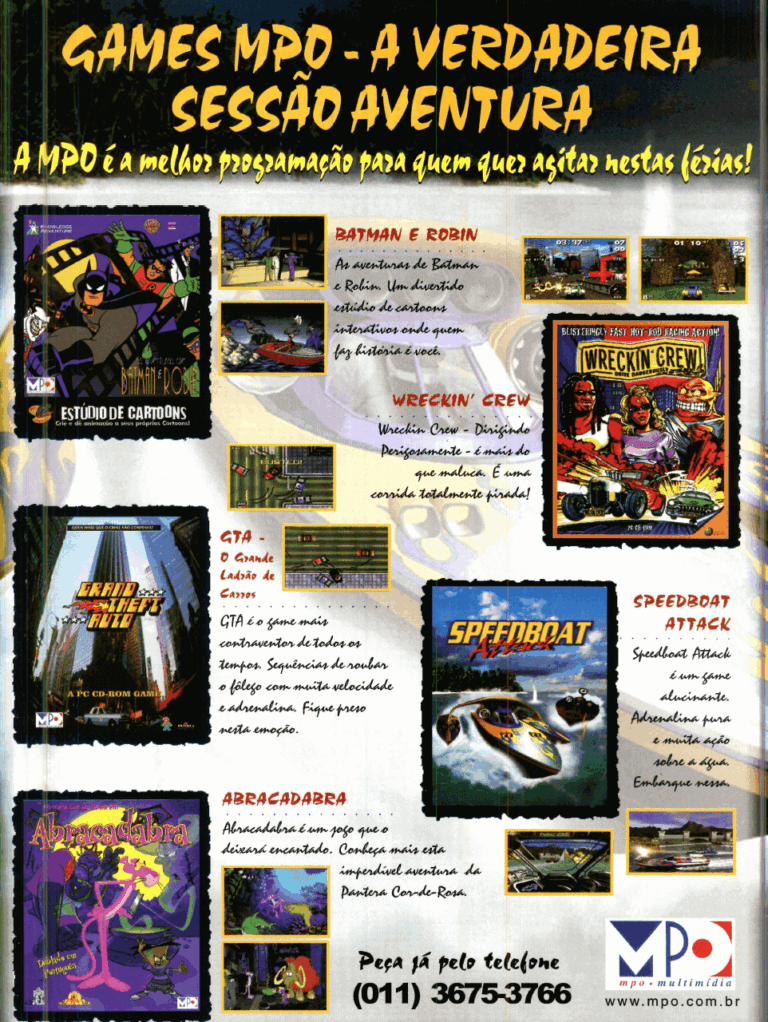 Propaganda MPO - Revista do CD-Rom 32 - 1998