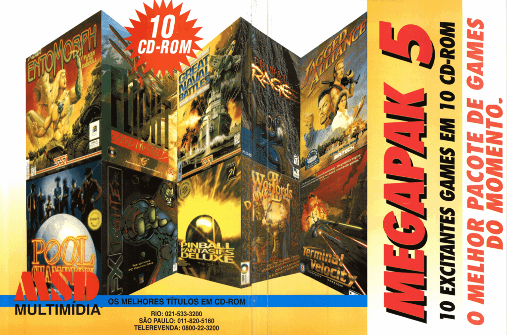 Propaganda MSD Multimídia - Revista do CD-Rom 12 - 1996