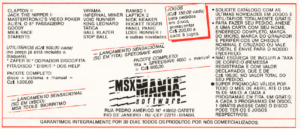 Propaganda MSX Mania Software - MSX Micro 14 - 1988