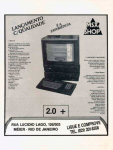 Propaganda MSX Shop - Micro Sistemas 101 - 1991