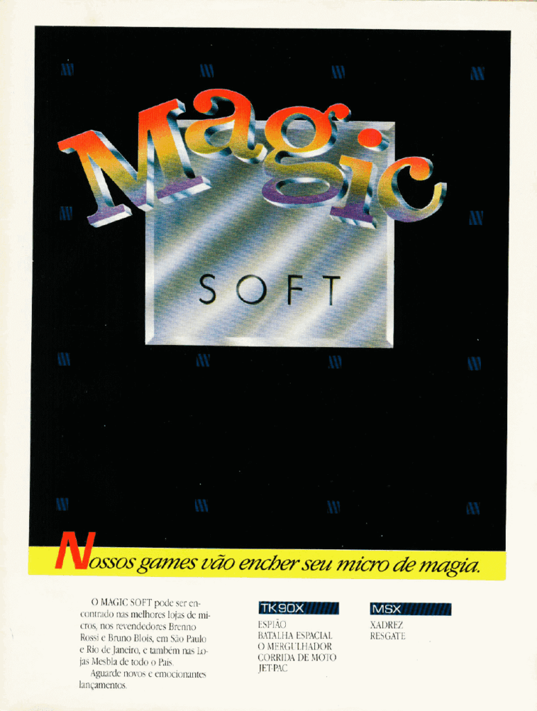 Propaganda Magic Soft - MSX Micro 02 - 1986