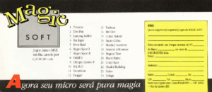 Propaganda Magic Soft - MSX Micro 04 - 1986