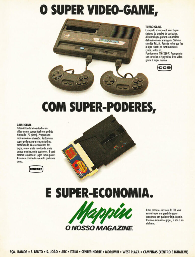 Propaganda Mappin - Ação Games 12 - 1992