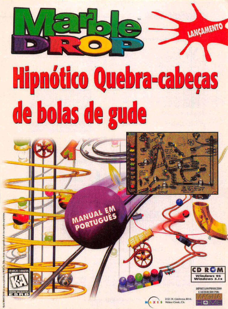 Propaganda Marble Drop - PC Multimídia 08 - 1997