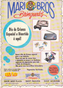 Propaganda Mario Bros Brinquedos - VideoGame 30 - 1993