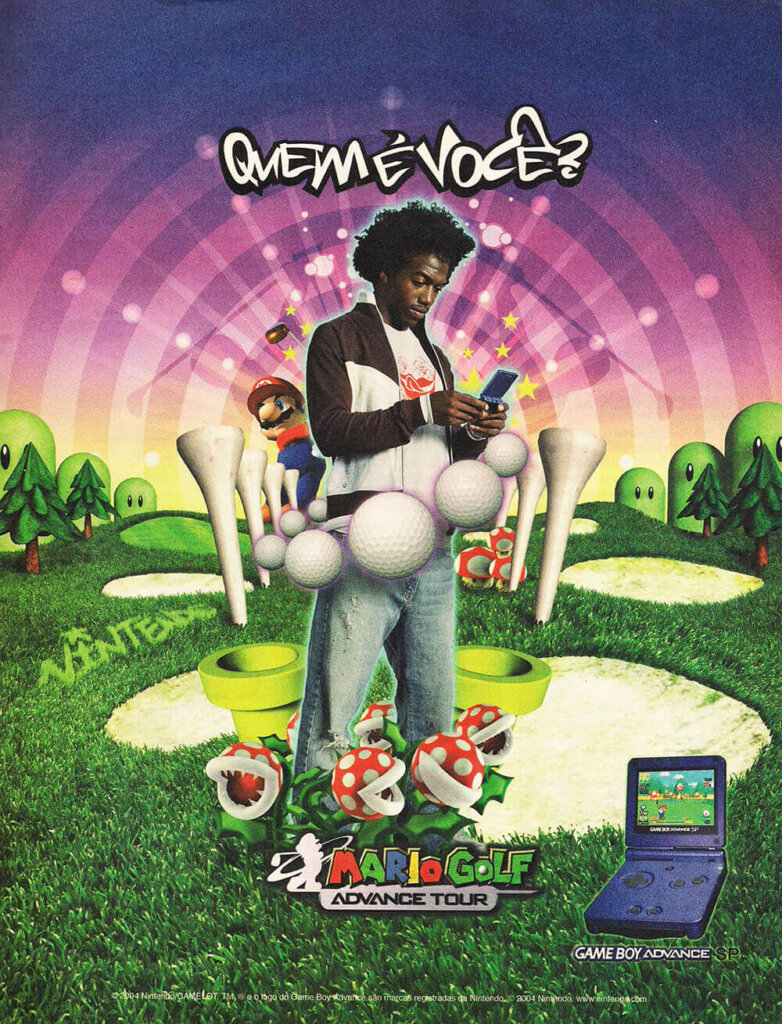 Propaganda Mario Golf Advance Tour - Nintendo World 71 - 2004