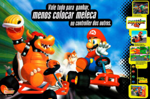 Propaganda Mario Kart 64 - Ação Games 115 - 1997
