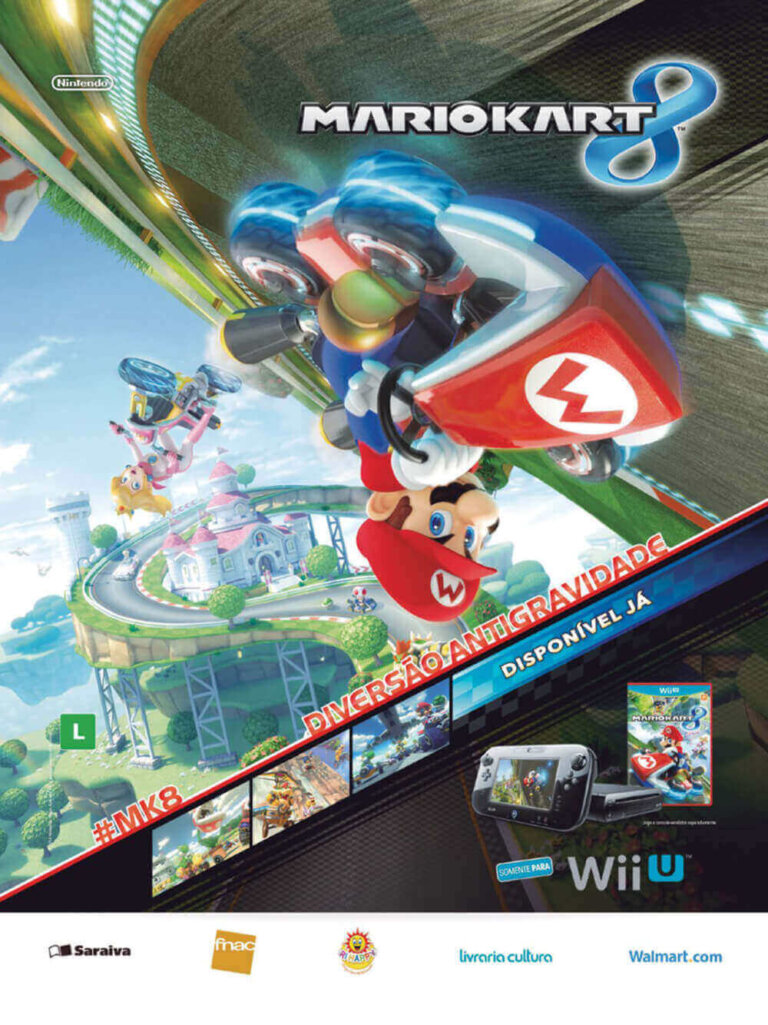 Propaganda Mario Kart 8 - Nintendo World 183 - 2014