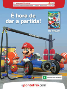 Propaganda Mario Kart 8 Pontofrio - Nintendo World 183 - 2014