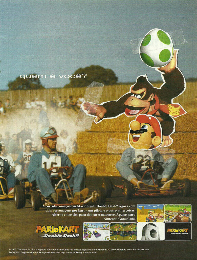 Propaganda Mario Kart Double Dash!! - Nintendo World 62 - 2003